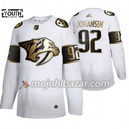 Dresovi Nashville Predators Ryan Johansen 92 Adidas 2019-2020 Golden Edition Bijela Authentic - Dječji Dresovi Nashville Predators Ryan Johansen 92 Adidas 2019-2020 Golden Edition Bijela Authentic - Dječji